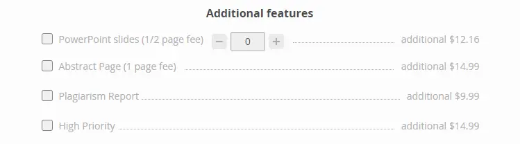 Essayassist Additional Features