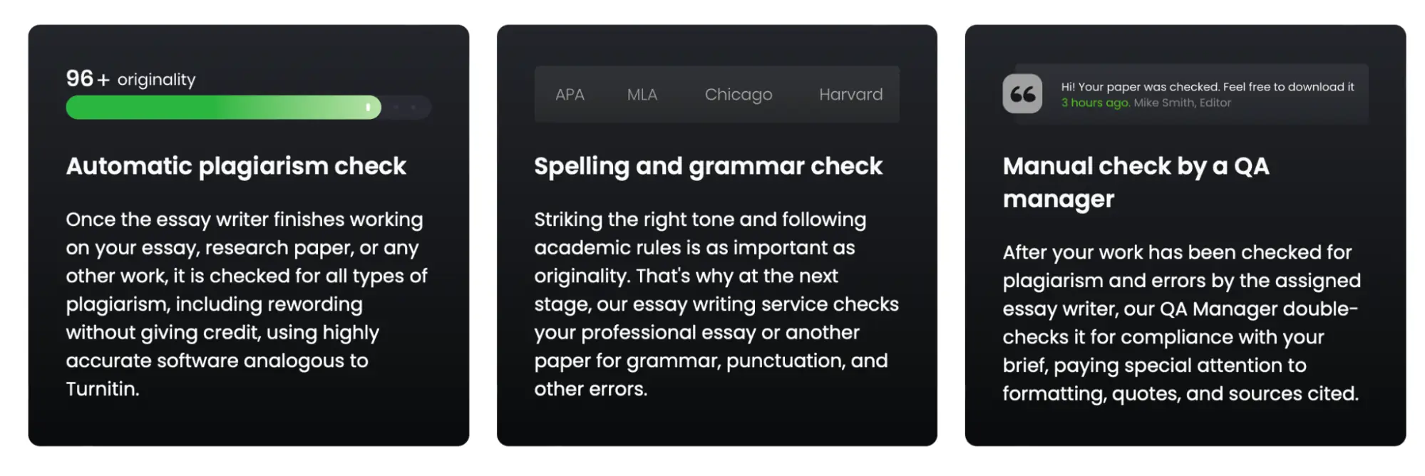 Essaykeeper Additional Features