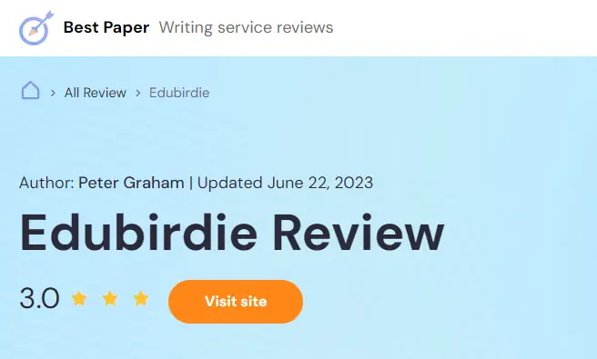 Edubirdie Review: Everything You Need to Know
