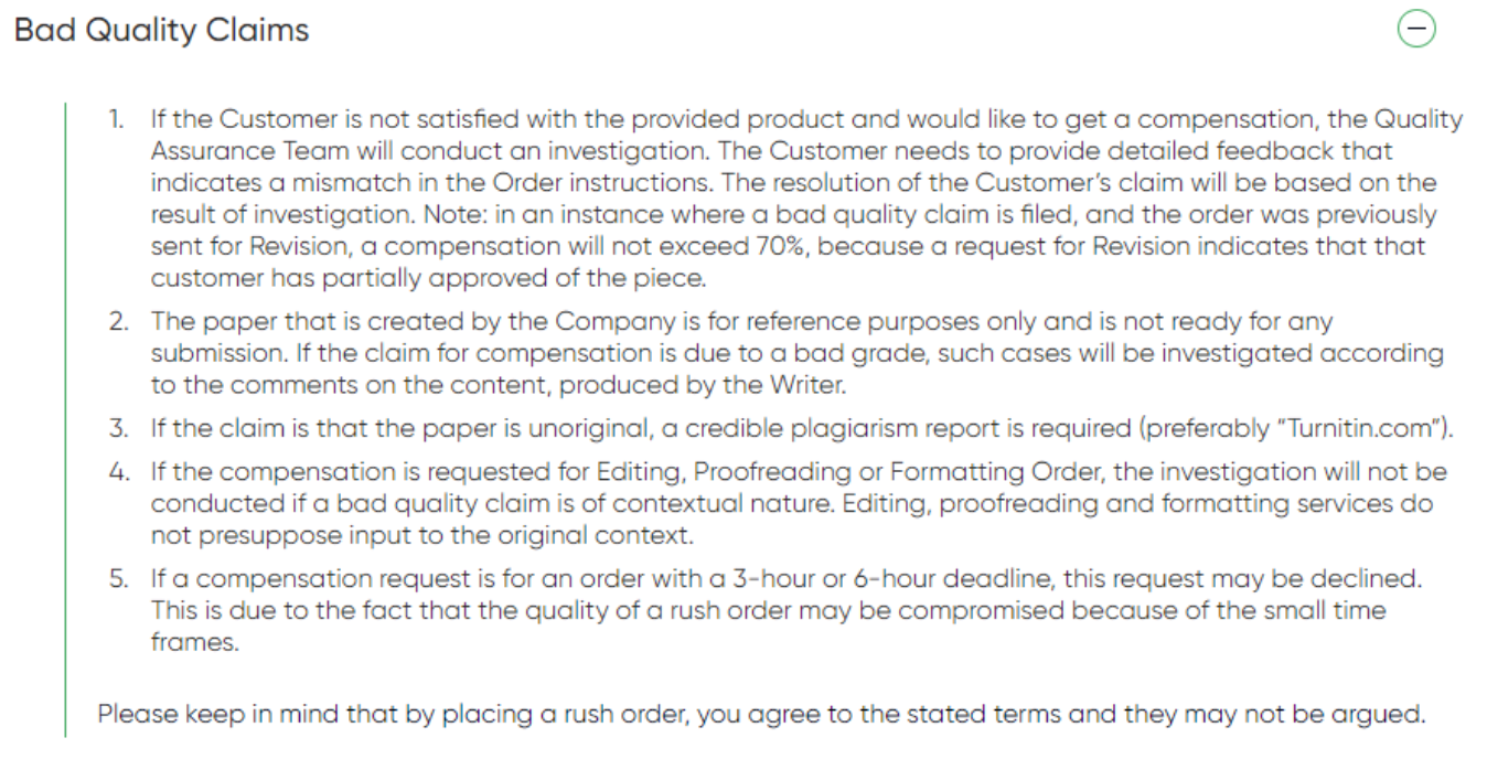 GrabMyEssay Terms of Use