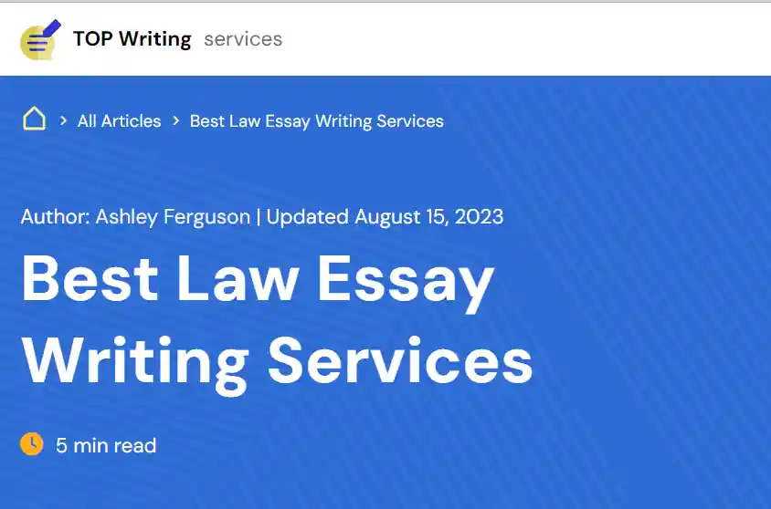 Best Law Essay Writing Services