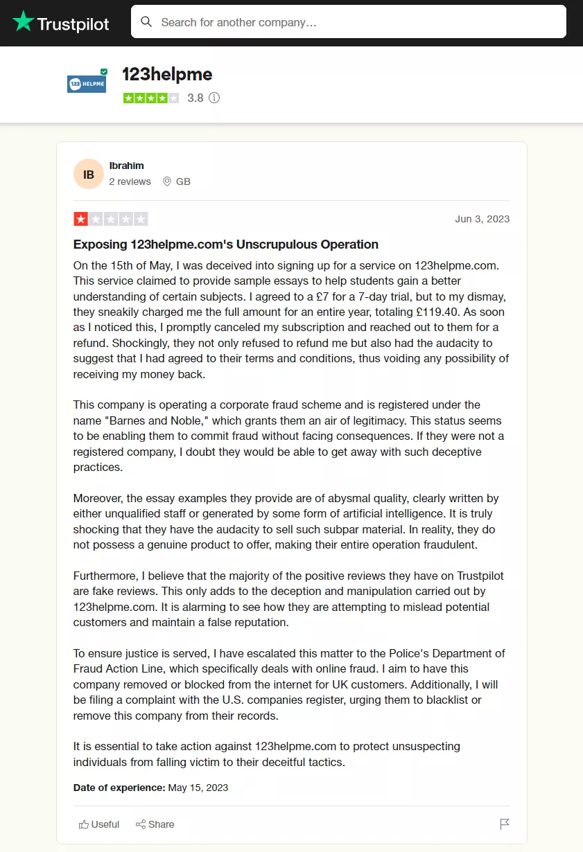 123helpme review
