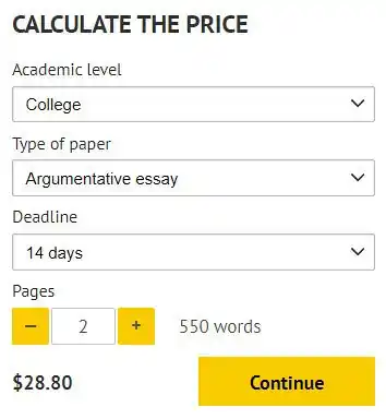 Expertwriting price calculator