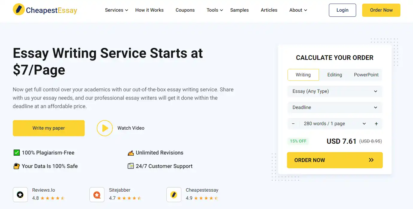 CheapestEssay review logo