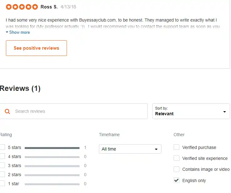 BuyEssayClub reviews on Sitejabber