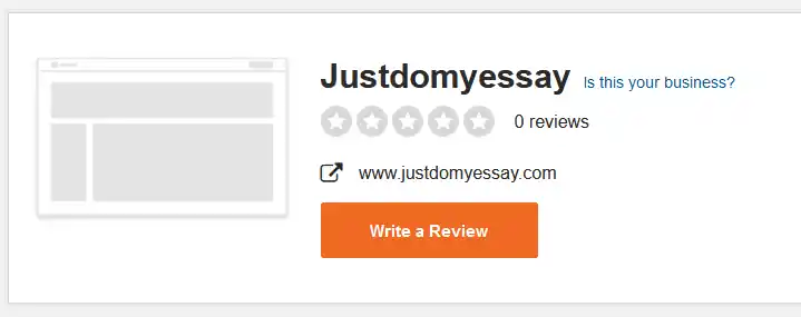 Justdomyessay reviews on SiteJabber