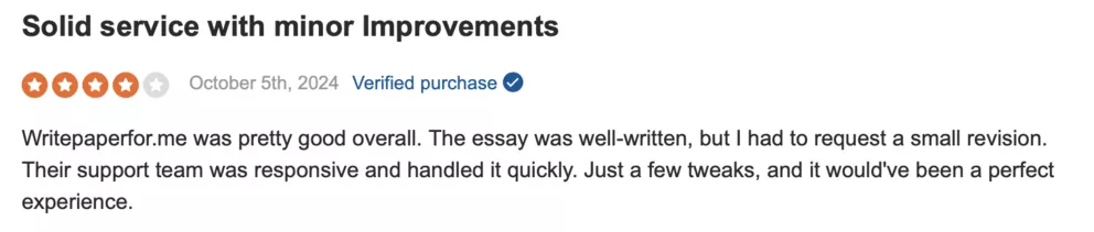 WritePaperFor reviews