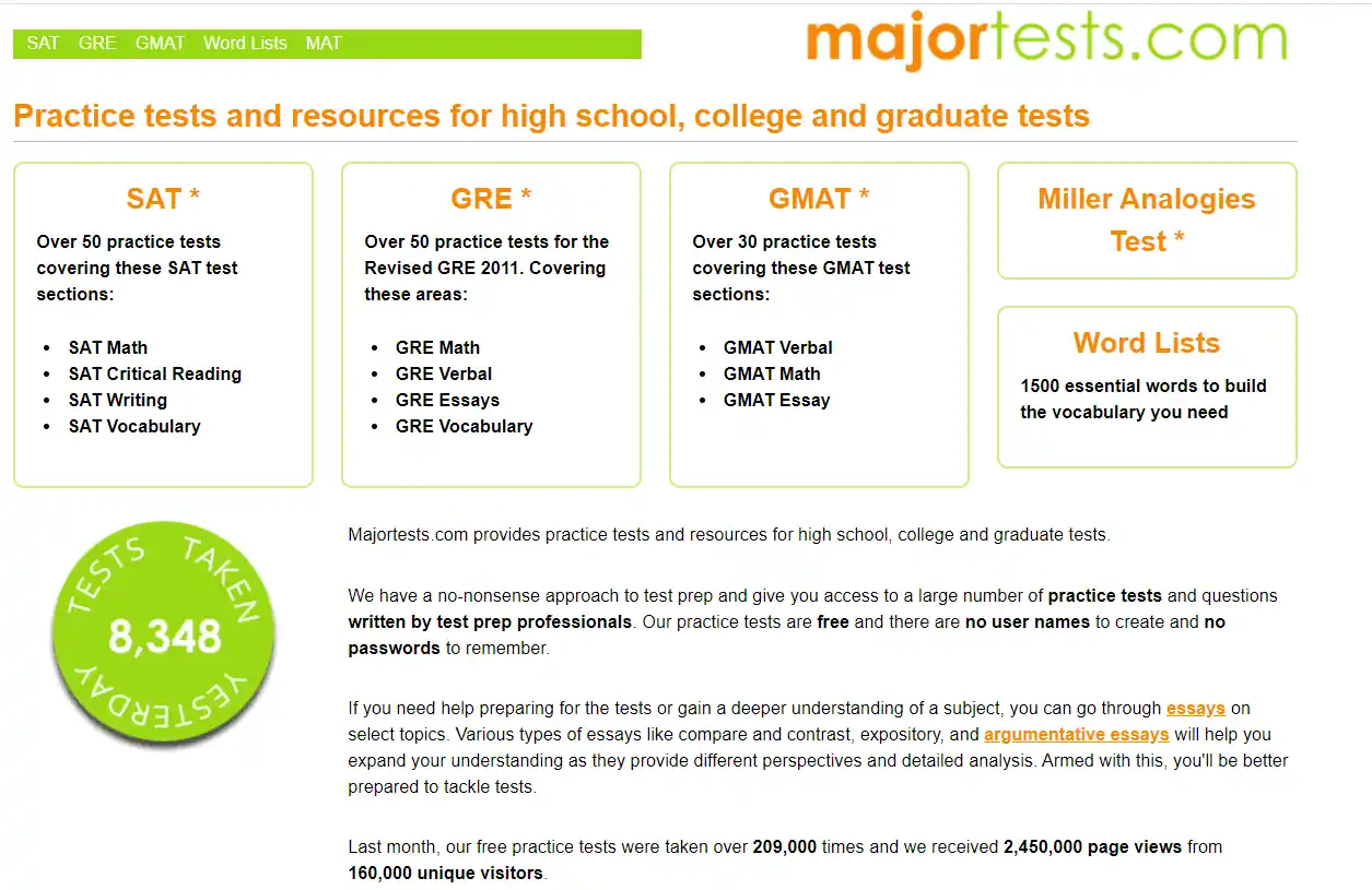 MajorTests logo