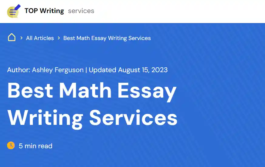 Math Essay Writing Services