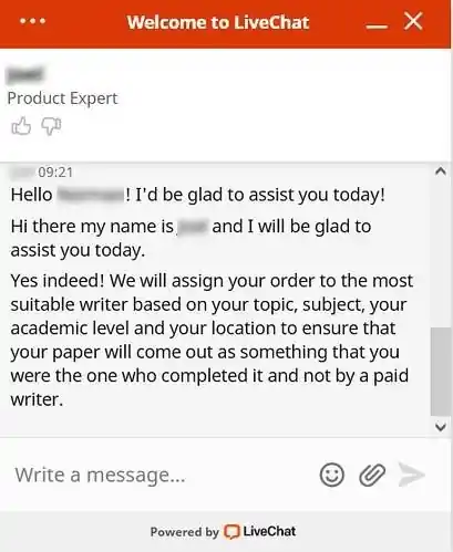 Rushessay customer support