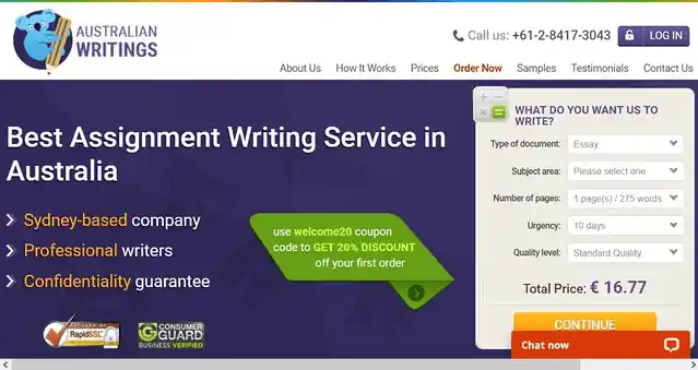 AustralianWritings logo