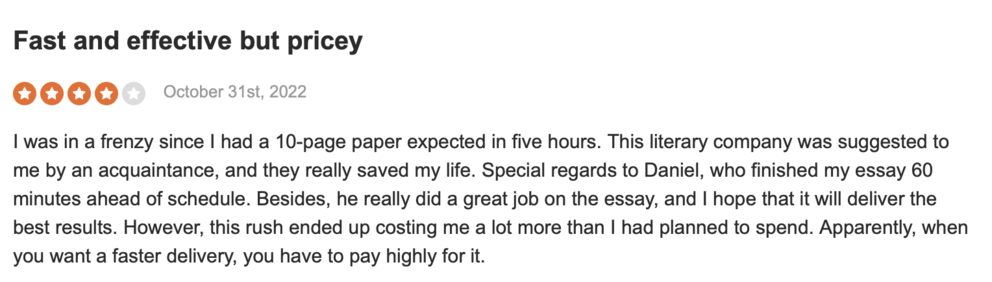 ProEssayWriting reviews