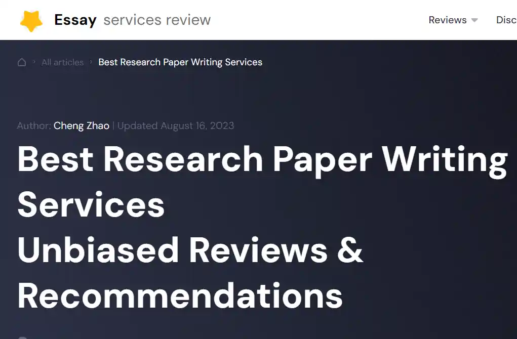Best Research Paper Writing Services