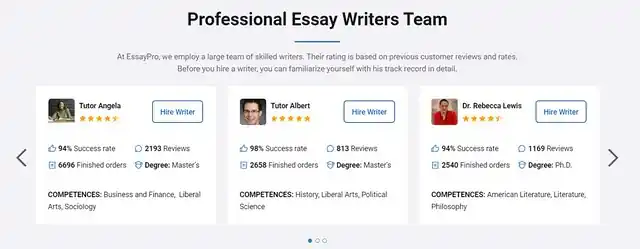 EssayPro writers