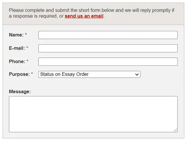 Admissionsessays customer support