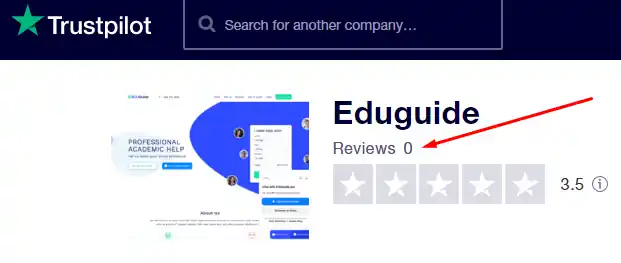 Eduguide reviews on Trustpilot