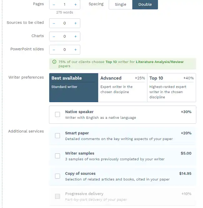 EssayHave order form