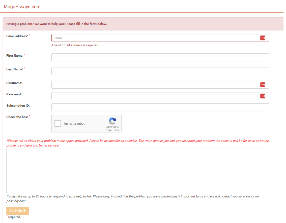 MegaEssays reviews on Sitejabber
