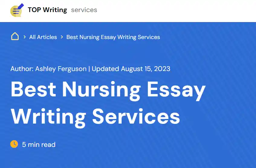 Best Nursing Essay Writing Services