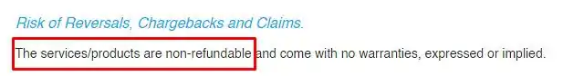 Services on MyperfectWords is non-refundable