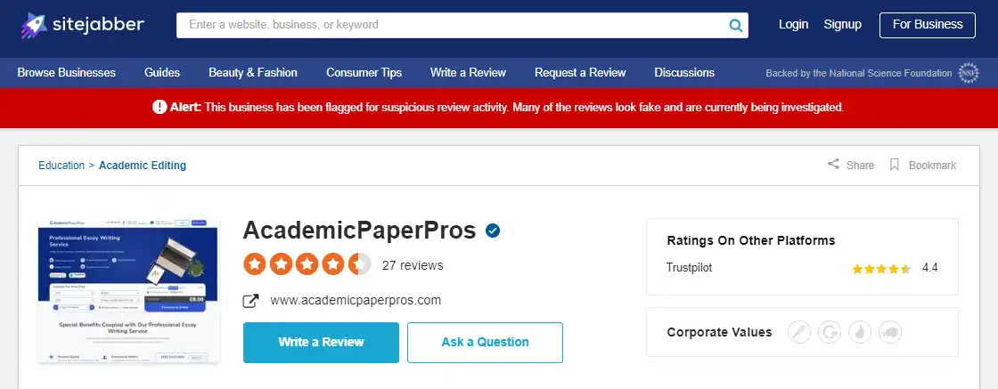 customer review