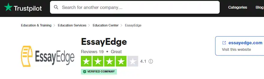 EssayEdge reviews