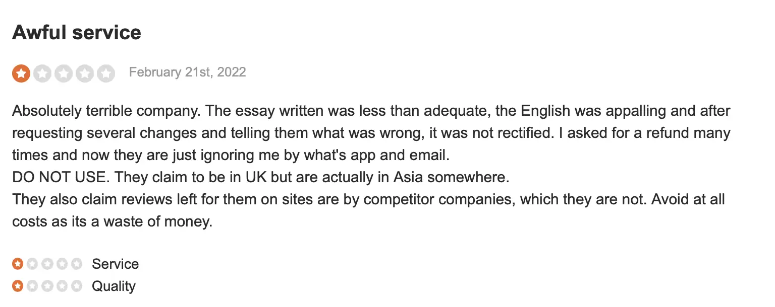 Reviews on Assignmentmaster at Sitejabber