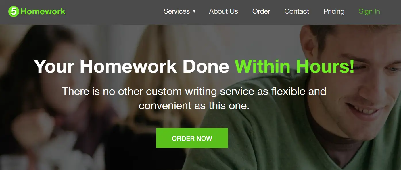 5homework review logo