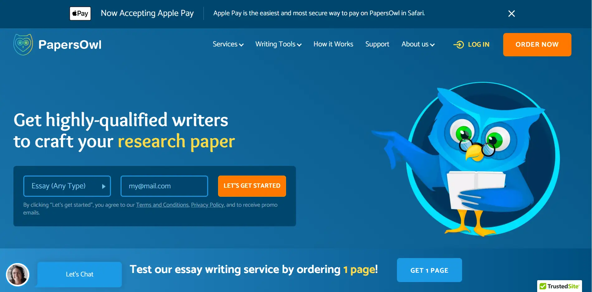 PapersOwl review logo