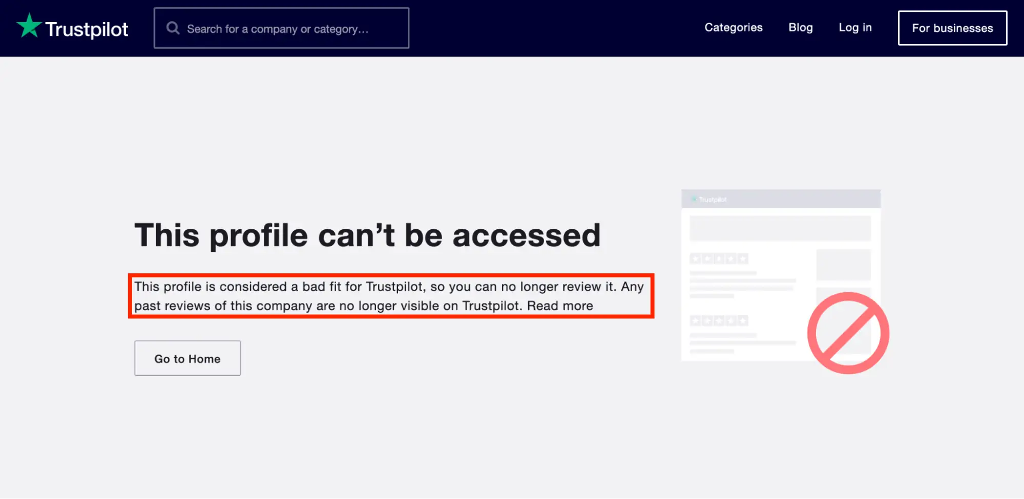 WriteEssayToday removed from Trustpilot
