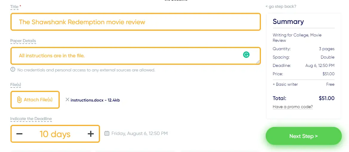 JustDoMyHomework order
