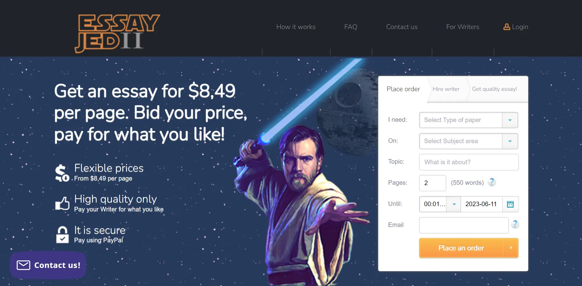 EssayJedii review logo