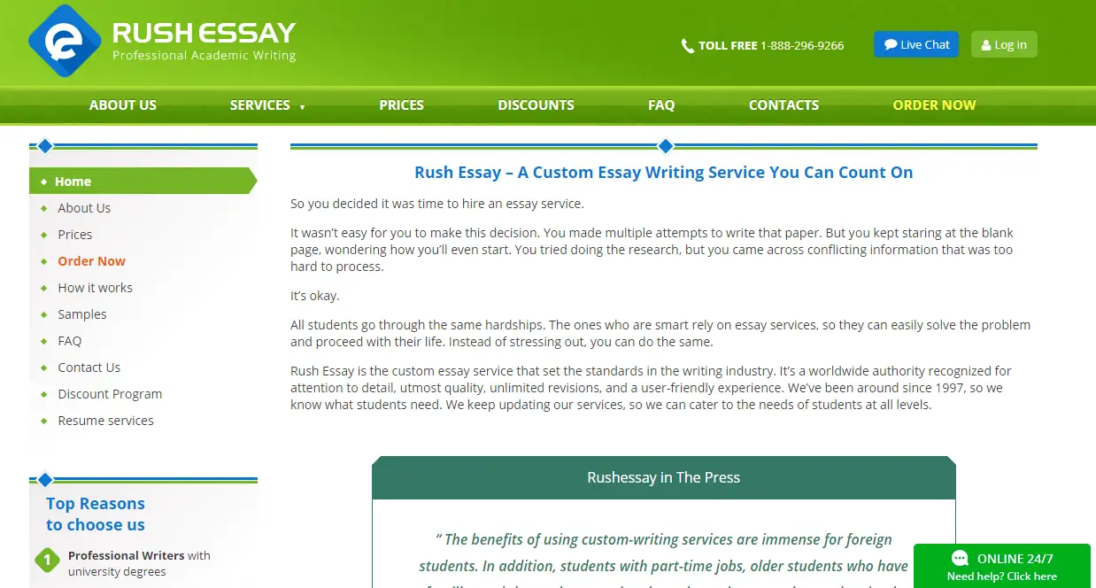 RushEssay review logo