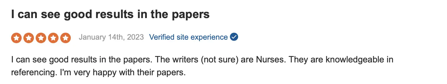 NursingPaper Reviews on SiteJabber