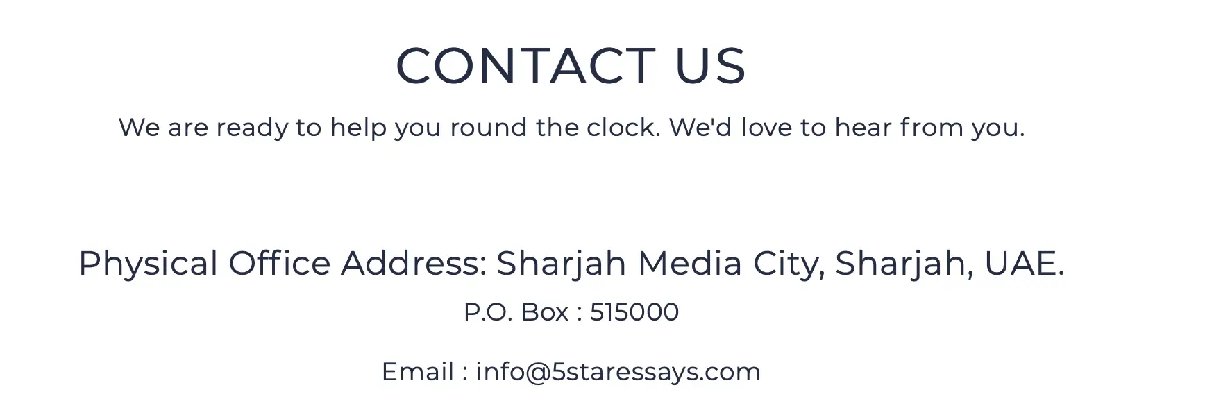 5staressays contacts