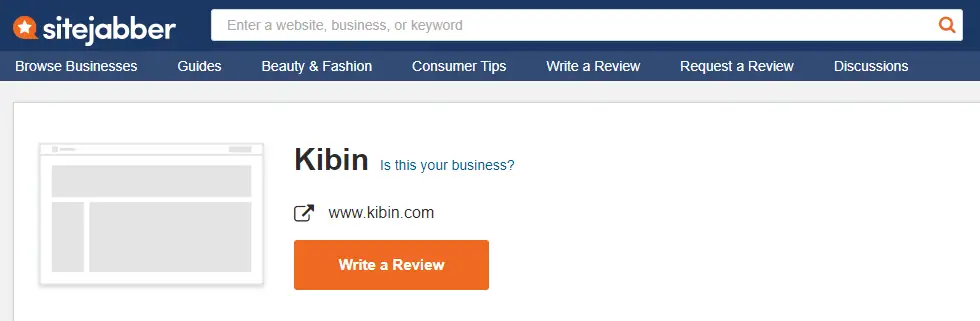 Kibin reviews on SiteJabber