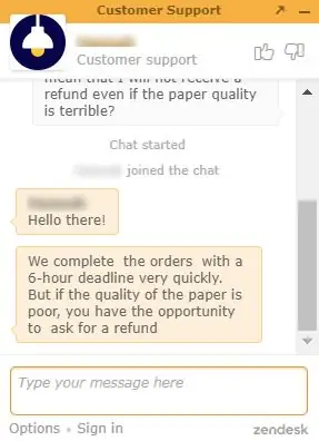 JustDoMyHomework Customer Support