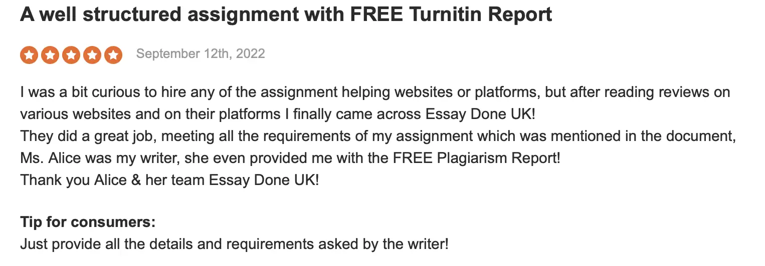 EssayDone Review on SiteJabber