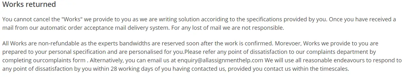 AllAssignmentHelp guarantees