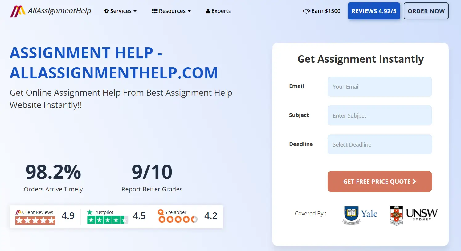 allassignmenthelp review logo