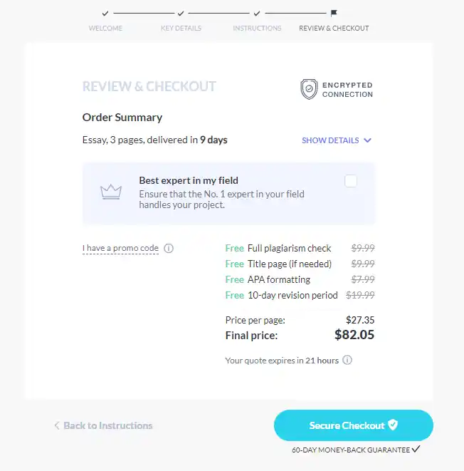 Justdomyessay Extra Services
