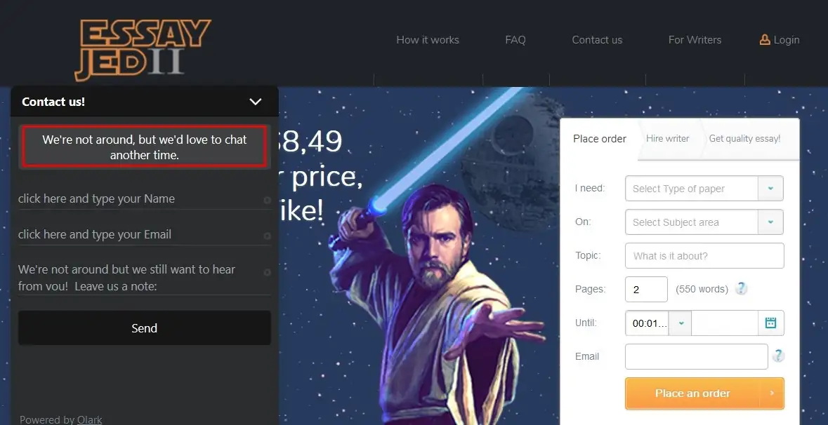 EssayJedii Customer Support