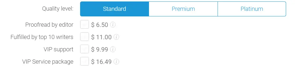 SuperiorPapers additional services