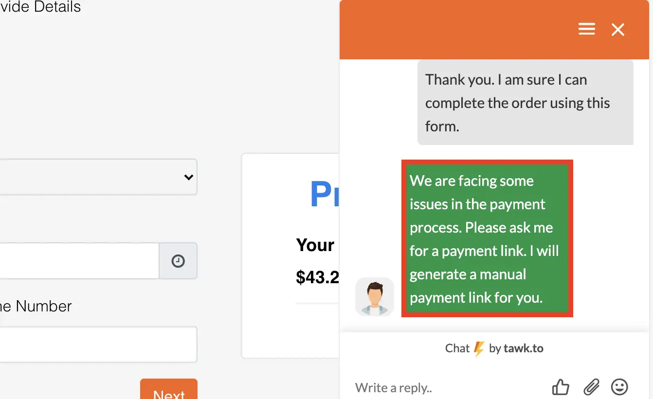 WriteEssayToday cannot accept payment
