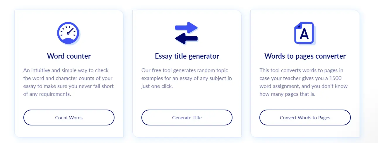 Studyfy extra writing tools