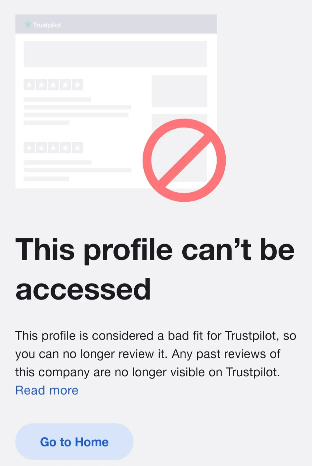 FreshEssays is banned from Trustpilot