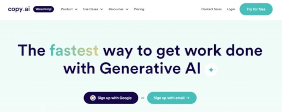 review Copy.ai