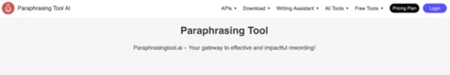 review Paraphrasingtool.ai