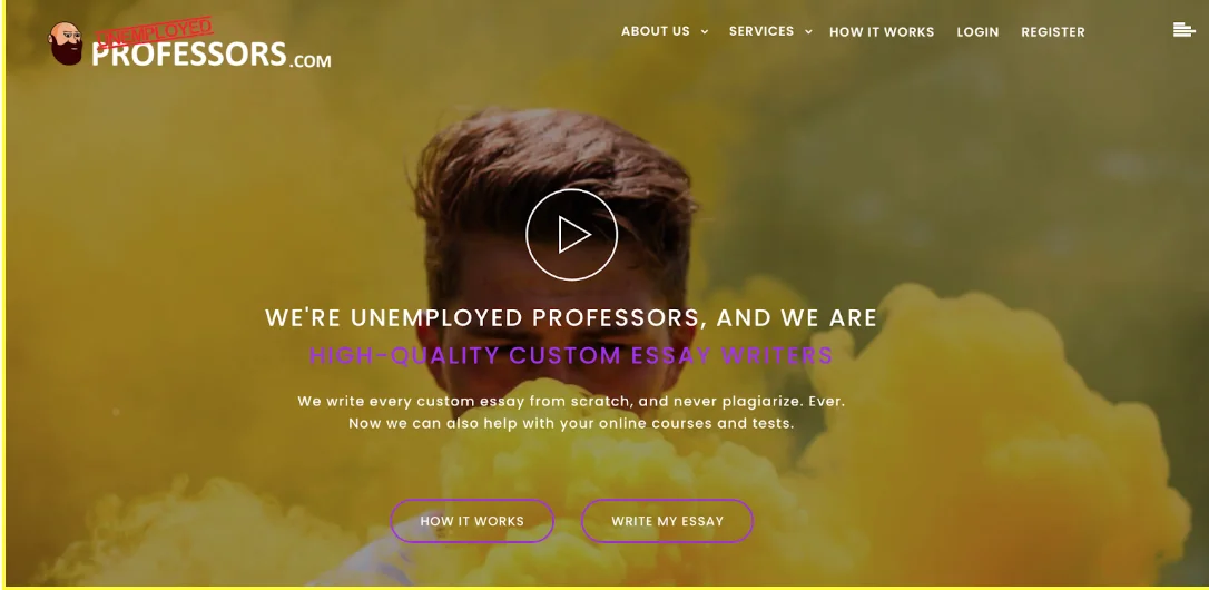 UnemployedProfessors main page