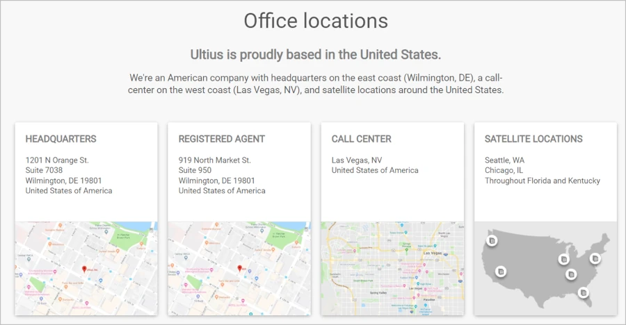 Ultius main page